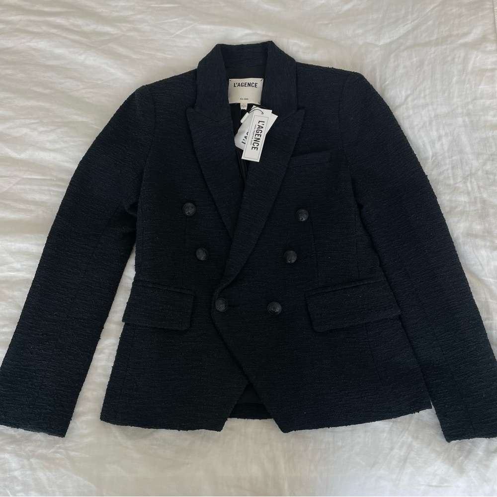 L’Agence Kenzie Tweed Blazer